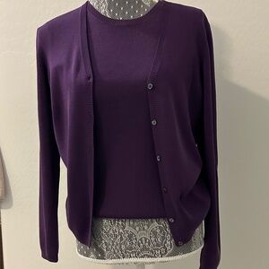 Silk Sweater set by Ann Taylor
